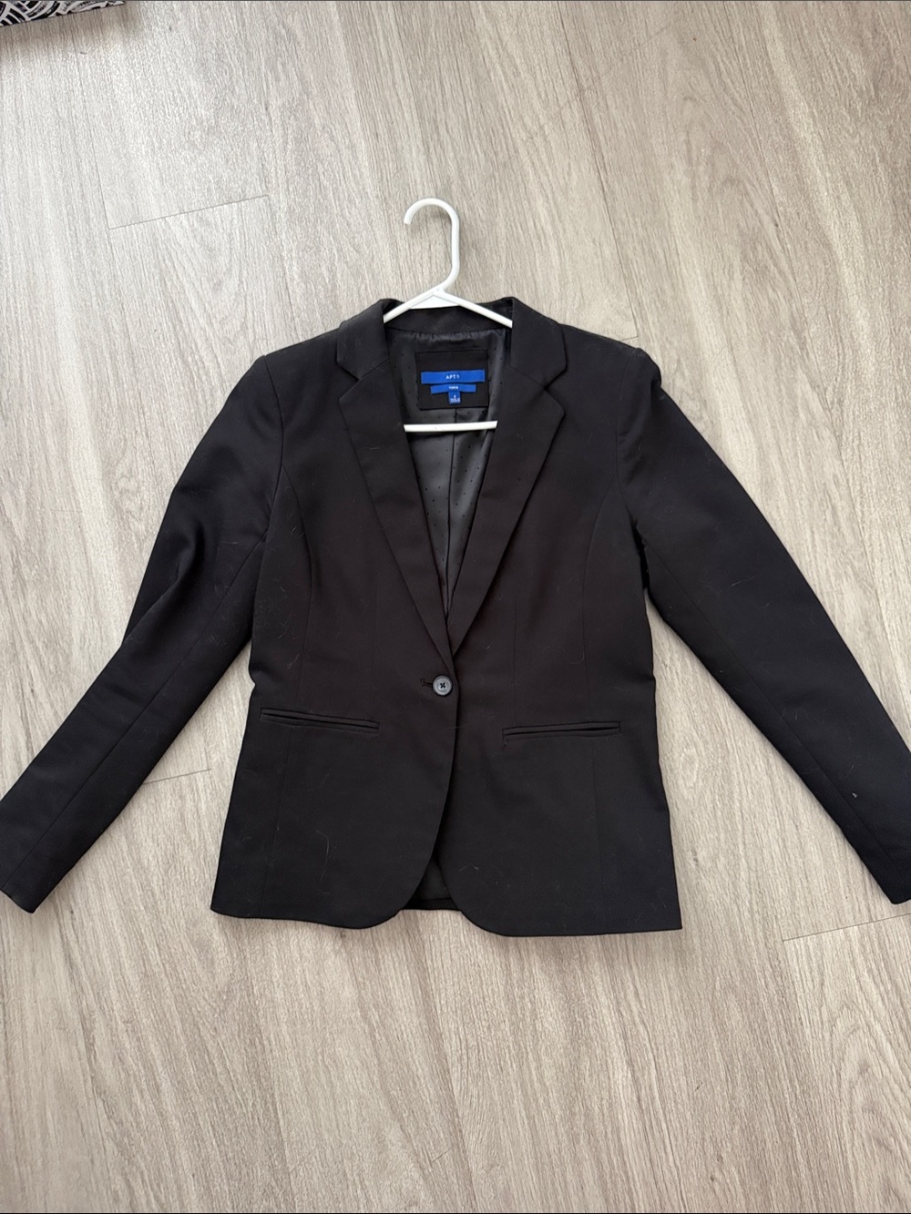 Apt 9 Women's Black Single-Button Blazer